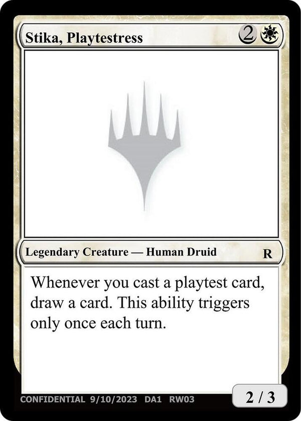 Stika, Playtestress [Un-Known Event Playtest Cards]