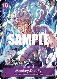 Monkey.D.Luffy (041) (BANDAI CARD GAMES Fest 23-24 World Tour) (P-041) [One Piece Promotion Cards]