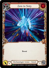 Zero to Sixty - FAB177 (FAB177) [Flesh and Blood Promo Cards]