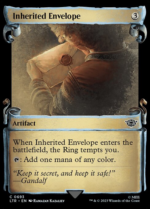 Inherited Envelope (693) [The Lord of the Rings: Tales of Middle-earth] [Showcase]