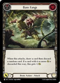 Bare Fangs (Red) (HVY029) [Heavy Hitters]