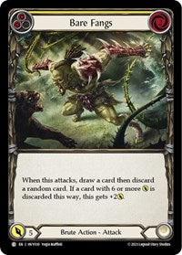 Bare Fangs (Yellow) (HVY030) [Heavy Hitters]