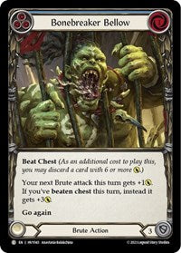 Bonebreaker Bellow (Blue) (HVY043) [Heavy Hitters]