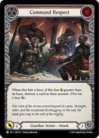 Command Respect (Red) (HVY071) [Heavy Hitters]
