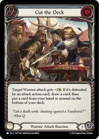 Cut the Deck (Blue) (HVY108) [Heavy Hitters]