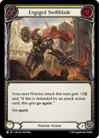Engaged Swiftblade (Yellow) (HVY128) [Heavy Hitters]