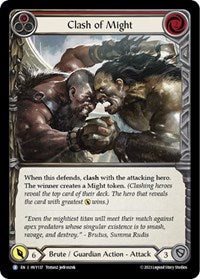 Clash of Might (Red) (HVY137) [Heavy Hitters]