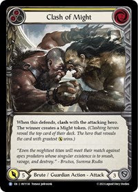 Clash of Might (Yellow) (HVY138) [Heavy Hitters]