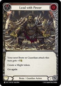 Lead with Power (Red) (HVY152) [Heavy Hitters]