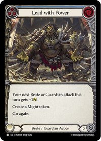 Lead with Power (Blue) (HVY154) [Heavy Hitters]