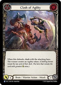 Clash of Agility (Blue) (HVY159) [Heavy Hitters]