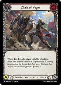 Clash of Vigor (Red) (HVY177) [Heavy Hitters]