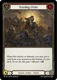 Standing Order (HVY210) [Heavy Hitters]