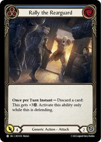 Rally the Rearguard (Blue) (HVY230) [Heavy Hitters]