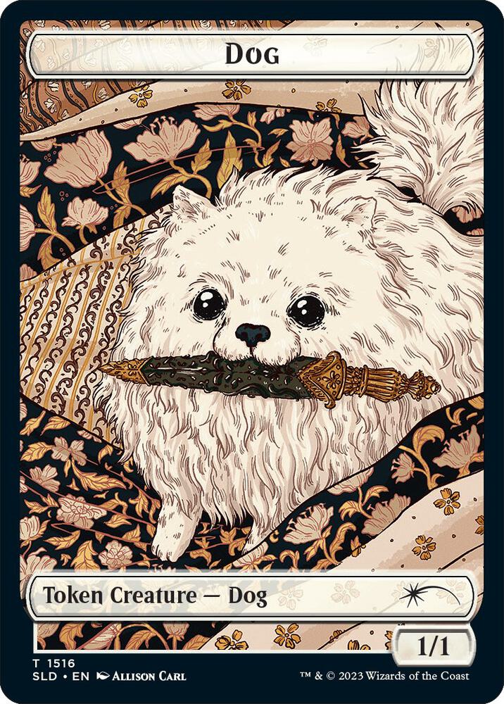 Dog // Cat Double-Sided Token (1516 // 1517) [Secret Lair Drop]
