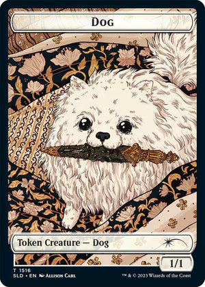 Dog // Cat Double-Sided Token (1516 // 1517) [Secret Lair Drop]