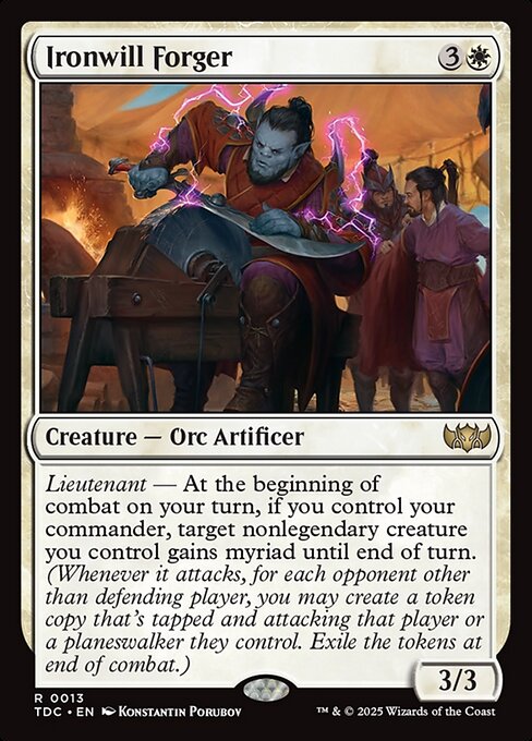Ironwill Forger (13) [Tarkir: Dragonstorm Commander]