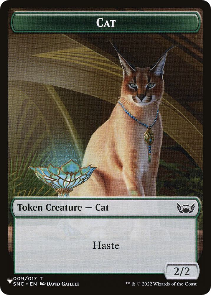 Cat (009) // Dog Double-Sided Token (9 // 10) [The List]