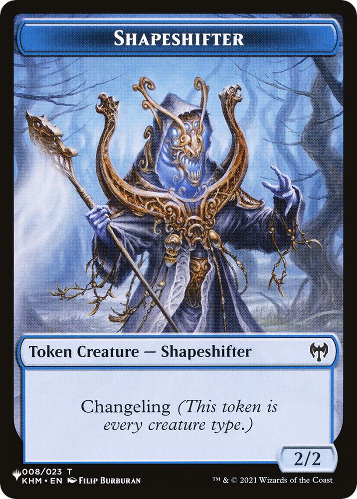 Shapeshifter // Rat Double-Sided Token (8 // 3) [The List]