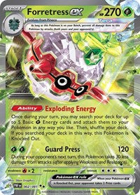 Forretress ex - 002/091 (002/091) [SV Paldean Fates]