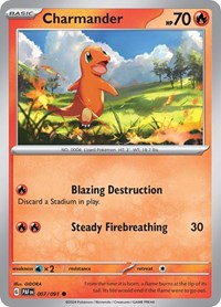 Charmander - 007/091 (007/091) [SV Paldean Fates]