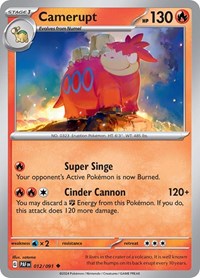 Camerupt (012/091) [SV Paldean Fates]
