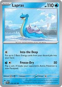 Lapras (016/091) [SV Paldean Fates]