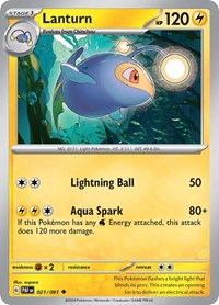 Lanturn (021/091) [SV Paldean Fates]