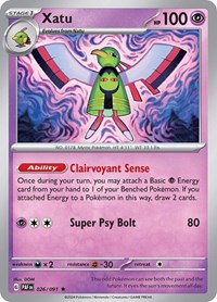 Xatu - 026/091 (026/091) [SV Paldean Fates]