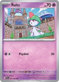 Ralts - 027/091 (027/091) [SV Paldean Fates]