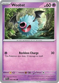 Woobat (032/091) [SV Paldean Fates]