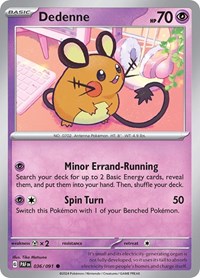 Dedenne (036/091) [SV Paldean Fates]