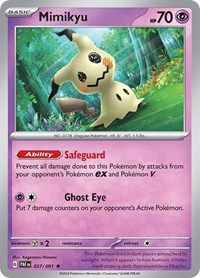 Mimikyu - 037/091 (037/091) [SV Paldean Fates]