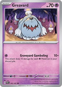 Greavard (042/091) [SV Paldean Fates]