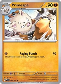 Primeape - 046/091 (046/091) [SV Paldean Fates]