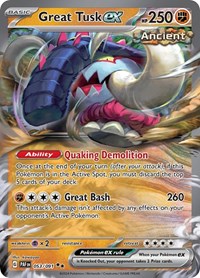 Great Tusk ex (053/091) [SV Paldean Fates]