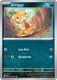 Scraggy (060/091) [SV Paldean Fates]