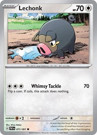 Lechonk - 071/091 (071/091) [SV Paldean Fates]