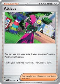 Atticus (077/091) [SV Paldean Fates]