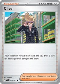 Clive - 078/091 (078/091) [SV Paldean Fates]