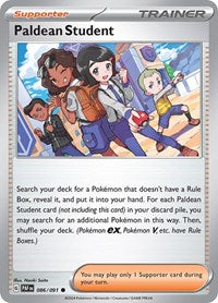 Paldean Student - 086/091 (086/091) [SV Paldean Fates]
