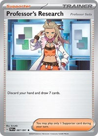 Professor's Research - 087/091 (087/091) [SV Paldean Fates]