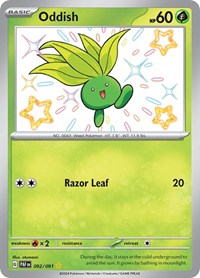 Oddish (092/091) [SV Paldean Fates]