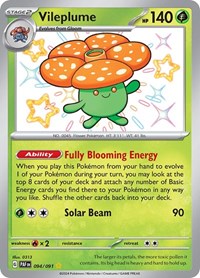 Vileplume (094/091) [SV Paldean Fates]