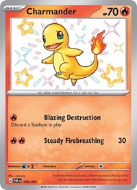 Charmander - 109/091 (109/091) [SV Paldean Fates]