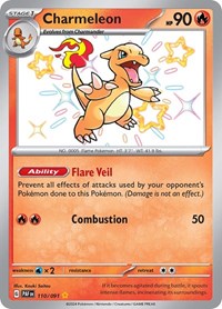 Charmeleon - 110/091 (110/091) [SV Paldean Fates]