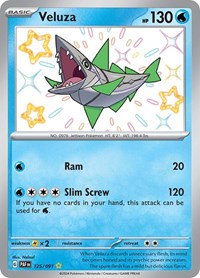 Veluza - 125/091 (125/091) [SV Paldean Fates]