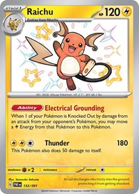 Raichu - 132/091 (132/091) [SV Paldean Fates]