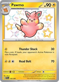 Pawmo (143/091) [SV Paldean Fates]