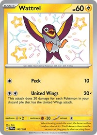 Wattrel (145/091) [SV Paldean Fates]